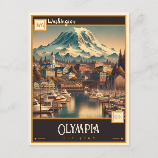 Olympia, Washington| Briefkaart (Voorkant)