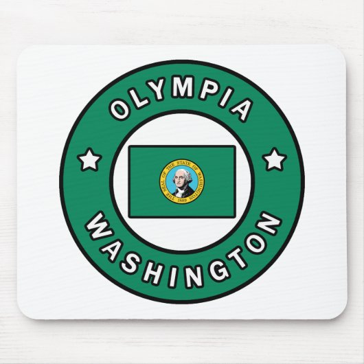 Olympia Washington Muismat (Voorkant)