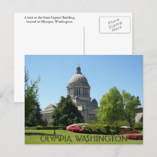Olympia, Washington State Capitol Travel Foto Briefkaart