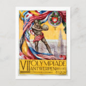 Olympiade Antwerpen Briefkaart (Voorkant)