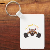 "Olympian Efort" de sterke Sleutelhanger (Voorkant)