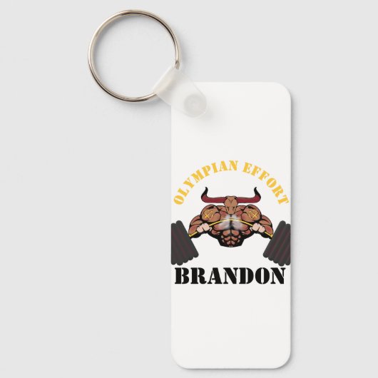 'Olympian Efort' personaliseer je Sleutelhanger (Voorkant)