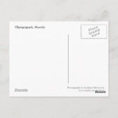 Olympiapark, Munich Carte postale (Dos)