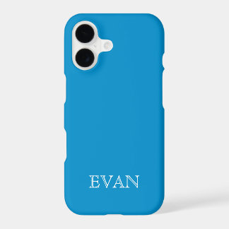 OLYMPIC BLUE Solid Arrière - plan iPhone X Coque