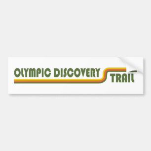 Olympic Discovery Trail staat in de Amerikaanse st Bumpersticker