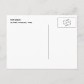 Olympic National Park Briefkaart (Achterkant)