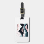 Olympic National Park Gekleurde heuvels Bagagelabel (Voorkant verticaal)