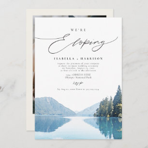 OLYMPIC NATIONAL PARK Mountain Lake Elopement Invi Kaart