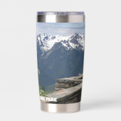 Olympic National Park Mountains Geïsoleerde Drinkbeker (Achterkant)