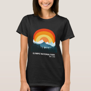 Olympic National Park Opgericht 1938 Wa Staat T Sh T-shirt