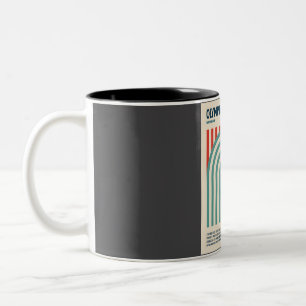 Olympic National Park Retro Travel Art Tweekleurige Koffiemok