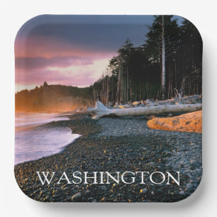 Olympic National Park   Staat Washington Papieren Bordje