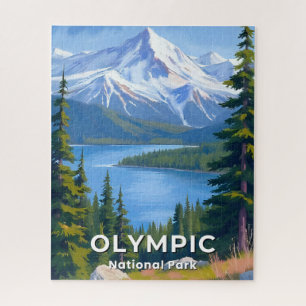 Olympic National Park Washington Reis Kunst Legpuzzel
