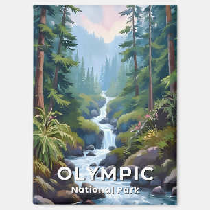 Olympic National Park Washington Reis Kunst Magneet