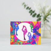 OLYMPIC SKATING  BRIEFKAART (Staand voorkant)