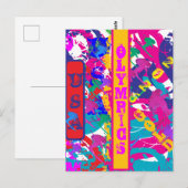 OLYMPIC SKIING BRIEFKAART (Voorkant / Achterkant)