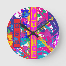 OLYMPIC SKIING RONDE KLOK