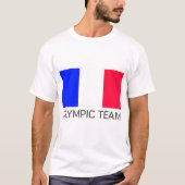 OLYMPIC TEAM Flag T-Shirt (Frankrijk) (Voorkant)
