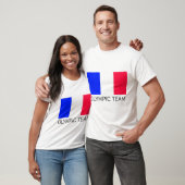 OLYMPIC TEAM Flag T-Shirt (Frankrijk) (Unisex)