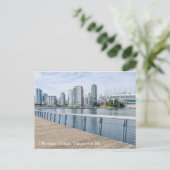 Olympisch dorp briefkaart (Staand voorkant)