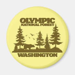 Olympisch Nationaal Bos Magneet