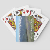 Olympisch Nationaal Park Bergen en Meadows Pokerkaarten (Achterkant)