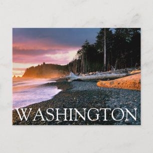 Olympisch Nationaal Park   de staat Washington Briefkaart