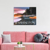 Olympisch Nationaal Park | de staat Washington Canvas Afdruk (Insitu (Woonkamer))