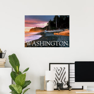 Olympisch Nationaal Park   de staat Washington Poster