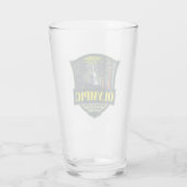 Olympisch Nationaal Park Illustratie Retro Glas (Achterkant)