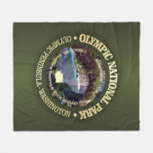 Olympisch Nationaal Park (NP2) Fleece Deken (Voorkant (Horizontaal))