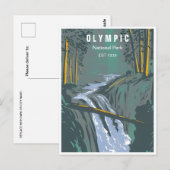  Olympisch Nationaal Park Washington Briefkaart (Voorkant / Achterkant)