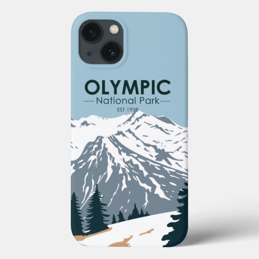 Olympisch Nationaal Park Washington Case-Mate iPhone Case (Achterkant)
