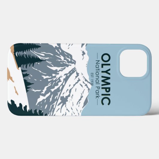  Olympisch Nationaal Park Washington Case-Mate iPhone Case (Achterkant (horizontaal))
