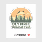 Olympisch Nationaal Park Washington geschenken Sticker (Vel)