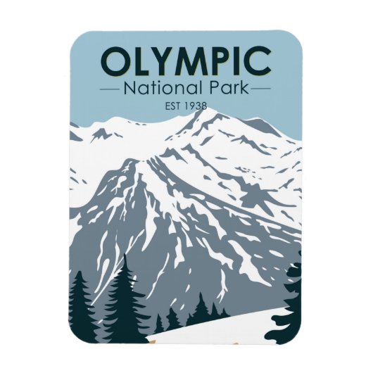  Olympisch Nationaal Park Washington Magneet (Verticaal)