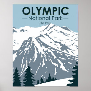  Olympisch Nationaal Park Washington Poster
