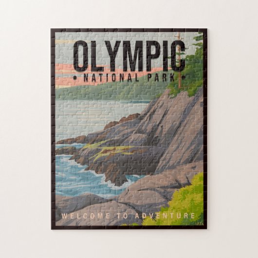 Olympisch Nationaal Park Washington  Souvenir Legpuzzel (Verticaal)
