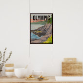 Olympisch Nationaal Park Washington  Souvenir Poster (Keuken)