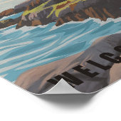 Olympisch Nationaal Park Washington  Souvenir Poster (Hoek)