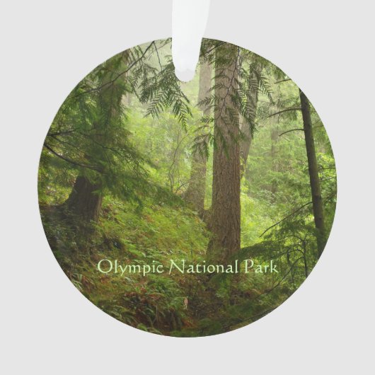 Olympisch regenwoud Foto-versiering Ornament (voorkant)