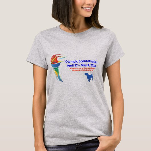 Olympisch Scentatalon Dames T-shirt (Voorkant)