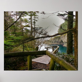 Olympisch schiereiland Cape Flattery - Washington Poster