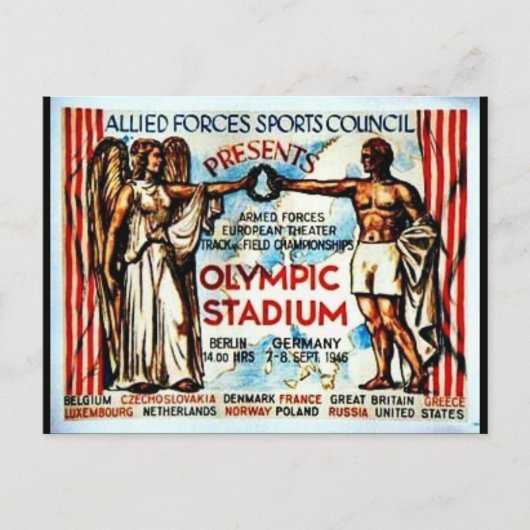 Olympisch Stadium Briefkaart (Voorkant)