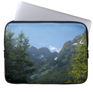Olympische bergscène laptop sleeve