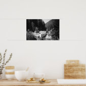 Olympische Hot Springs, WA Lodge Uitzicht Foto #2 Poster (Keuken)