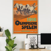 Olympische Spelen 1916 Poster (Thuiskantoor)