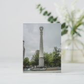 Olympische vlam briefkaart (Staand voorkant)