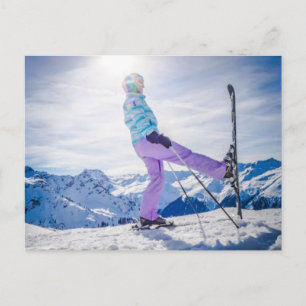 Olympische Winterspelen 2026 Vrouwen Snowboarden H Feestdagenkaart