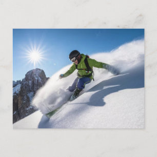 Olympische Winterspelen 2026 Vrouwen Snowboarden H Feestdagenkaart